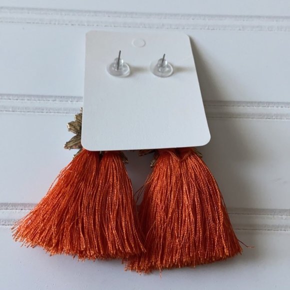 Bohemian Tassel Earrings Turquoise Retro - Picture 3 of 4